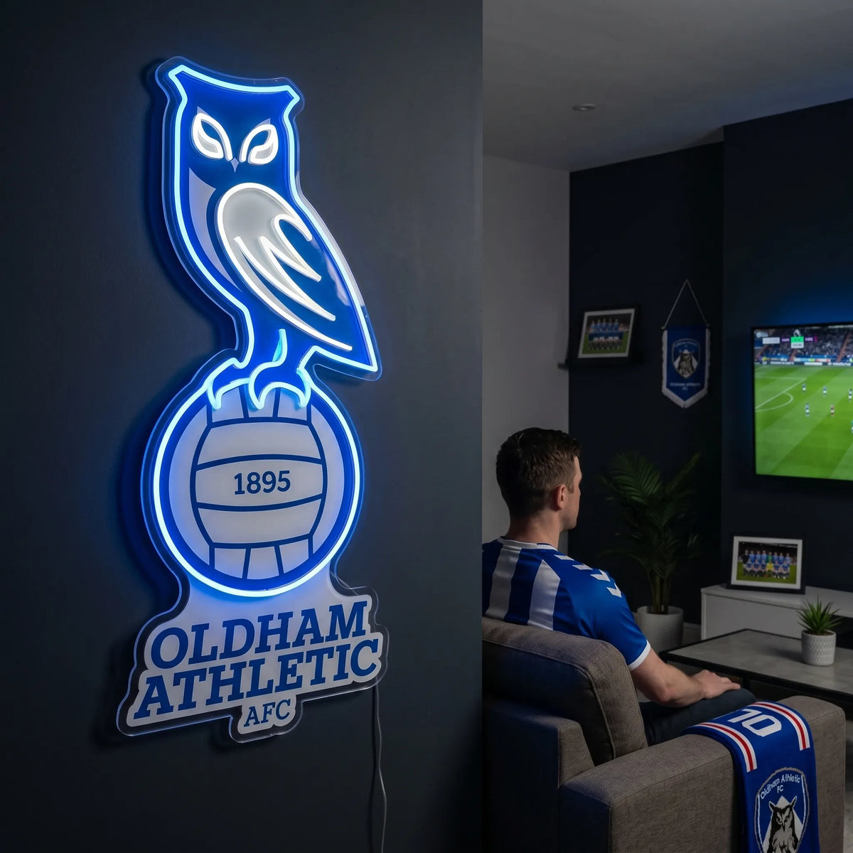 Oldham Athletic Neon Sign