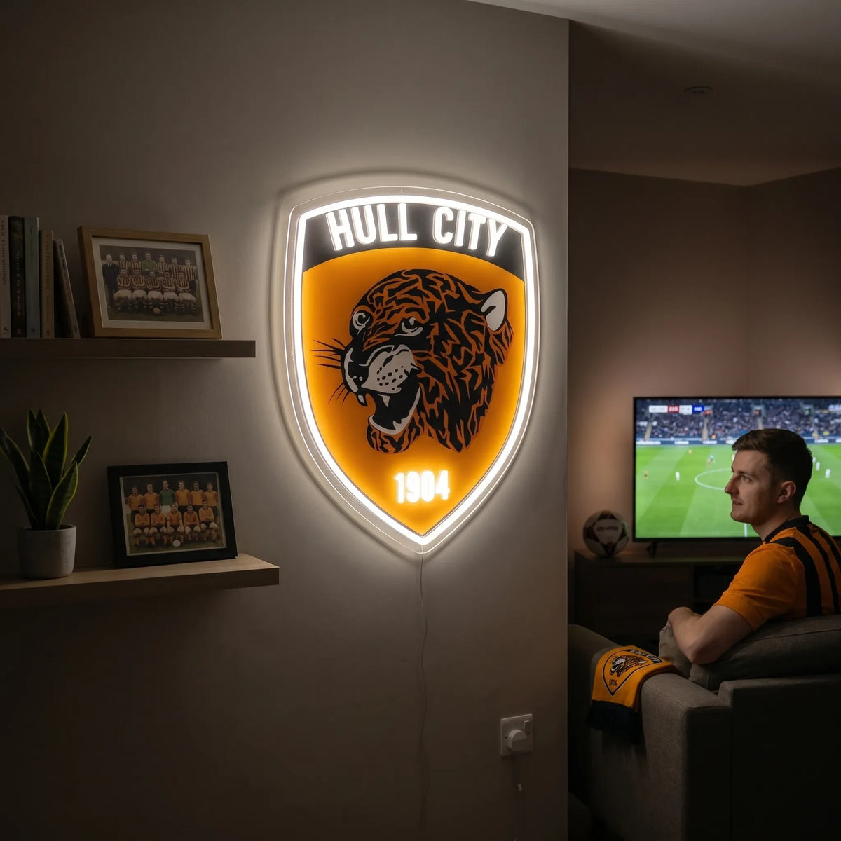 Hull City AFC Neon Sign