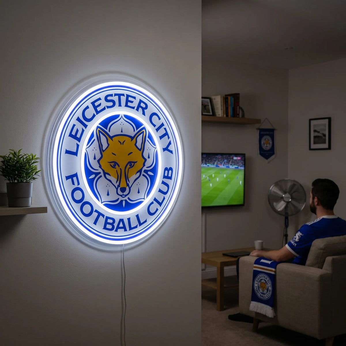 Leicester City FC Neon Sign