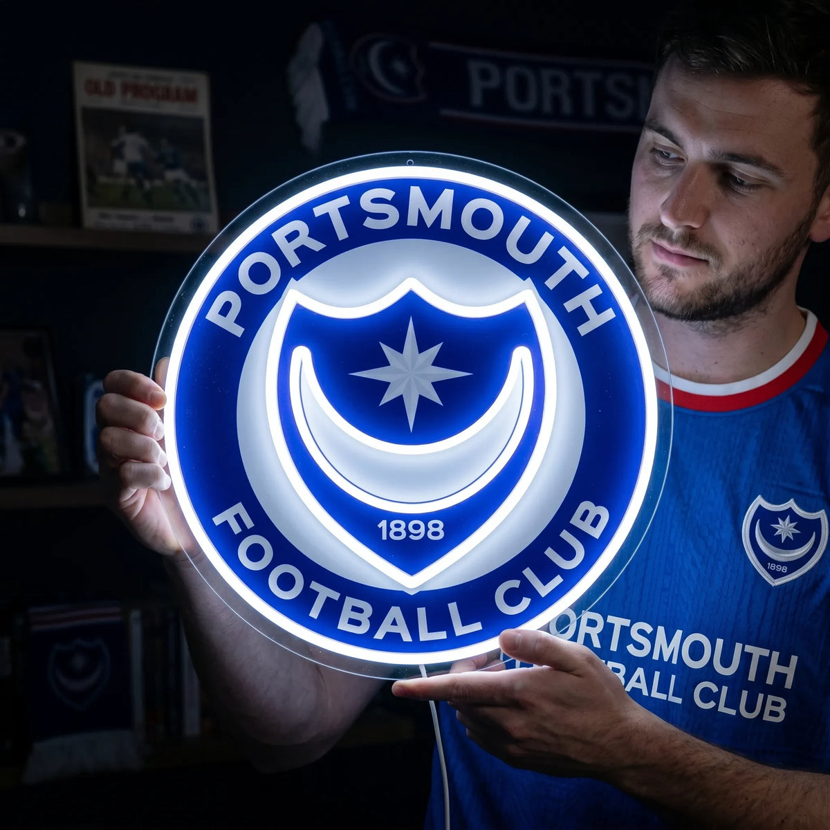 Portsmouth FC Neon Sign