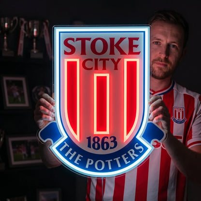 Stoke City FC Neon Sign