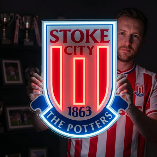 Stoke City FC Neon Sign