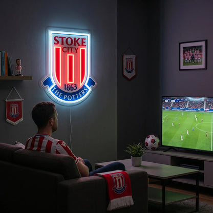 Stoke City FC Neon Sign