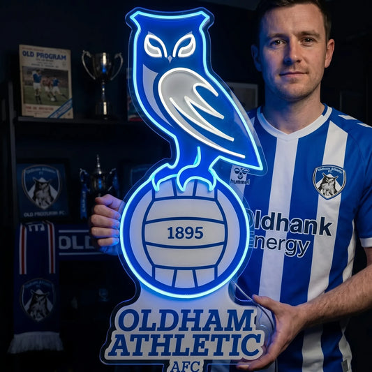 Oldham Athletic Neon Sign