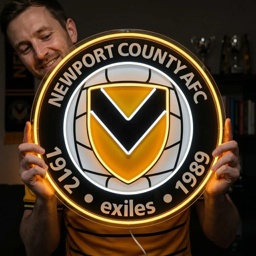 Newport County AFC Neon Sign