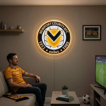 Newport County AFC Neon Sign