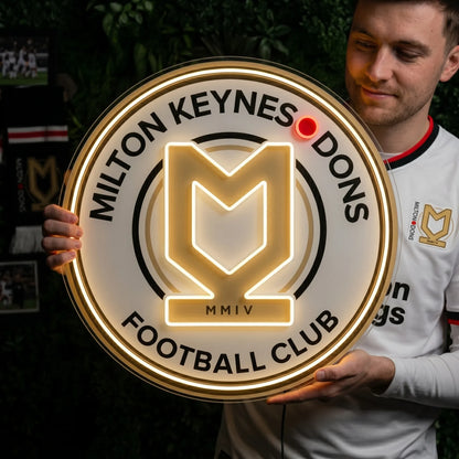Milton Keynes Dons FC MK Dons Neon Sign