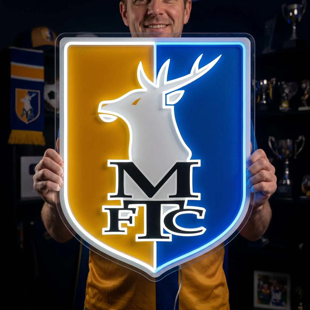 Mansfield Town FC MTFC Neon Sign