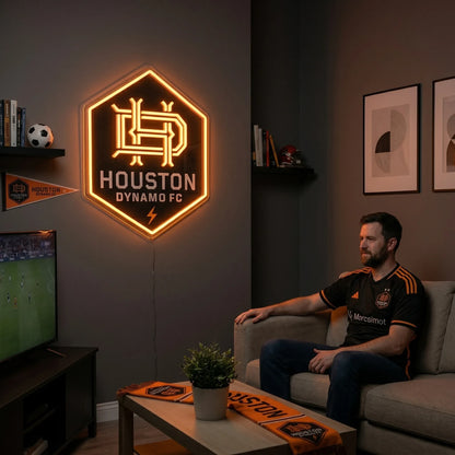 Houston Dynamo FC MLS Neon Sign