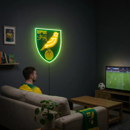 Norwich City FC Neon Sign