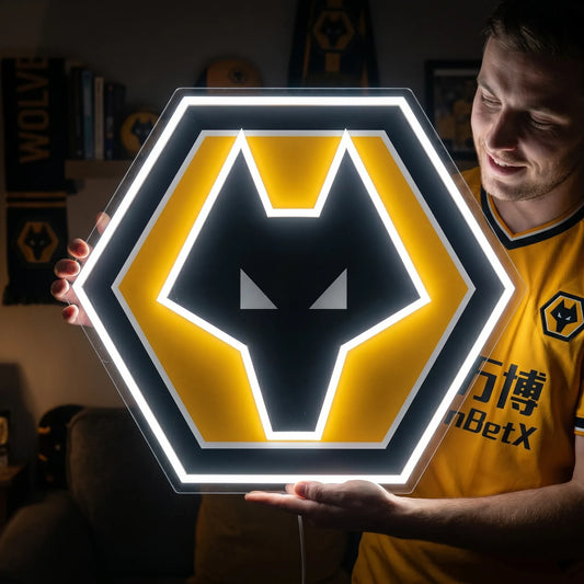 Wolverhampton Wanderers Wolves FC Neon Sign
