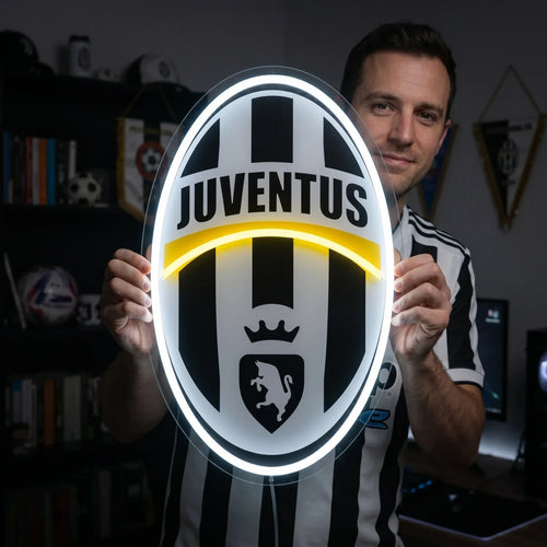 Juventus FC Classic Crest Neon Sign