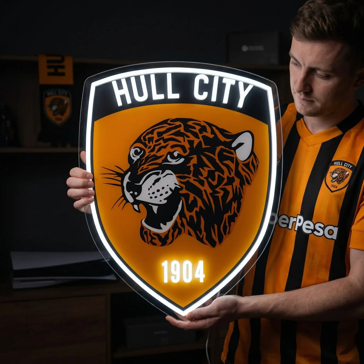 Hull City AFC Neon Sign