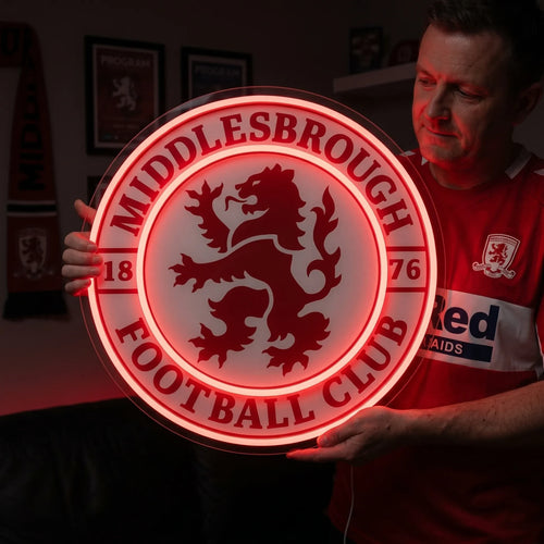Middlesbrough FC Neon Sign