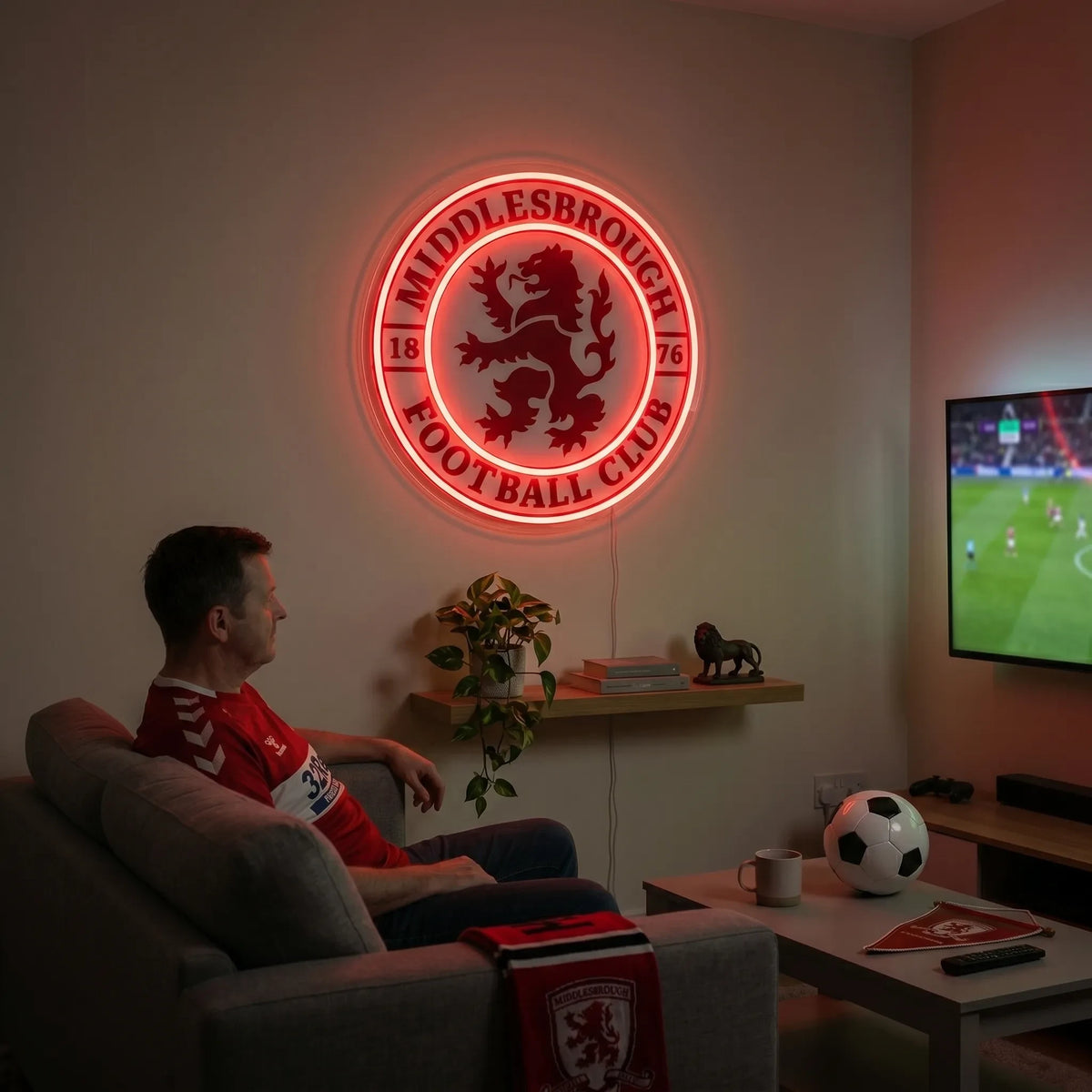 Middlesbrough FC Neon Sign
