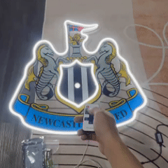 Newcastle United FC Neon Sign