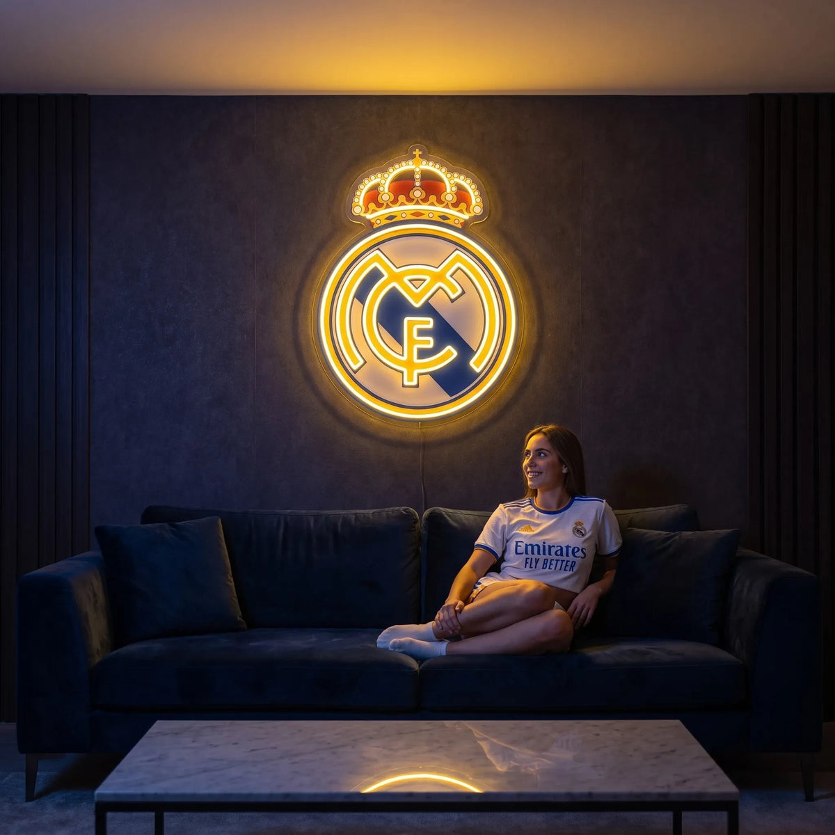 Real Madrid CF Neon Sign
