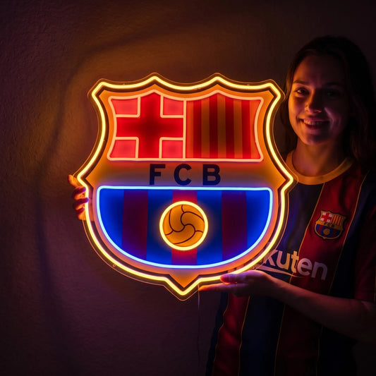 FC Barcelona Neon Sign