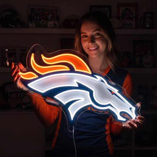Denver Broncos Neon Sign