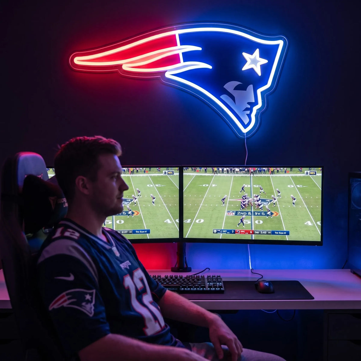 New England Patriots Neon Sign