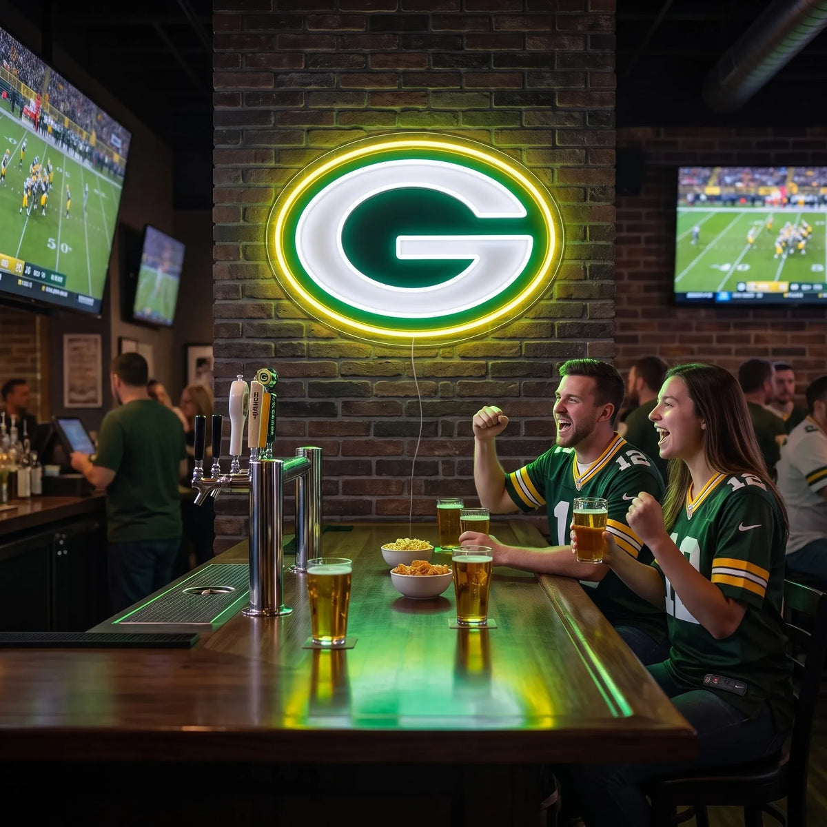 Green Bay Packers Neon Sign