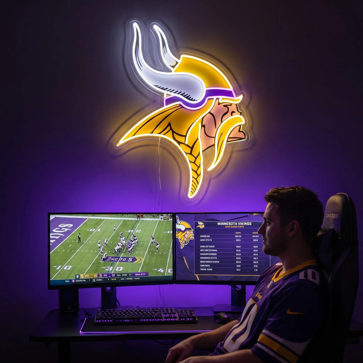 Minnesota Vikings Neon Sign