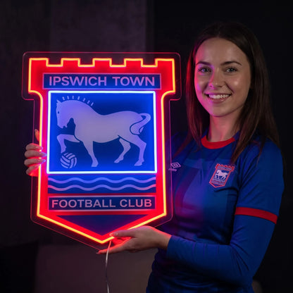 Ipswich Town FC Neon Sign