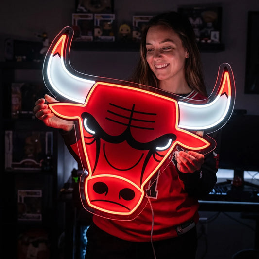Chicago Bulls Neon Sign