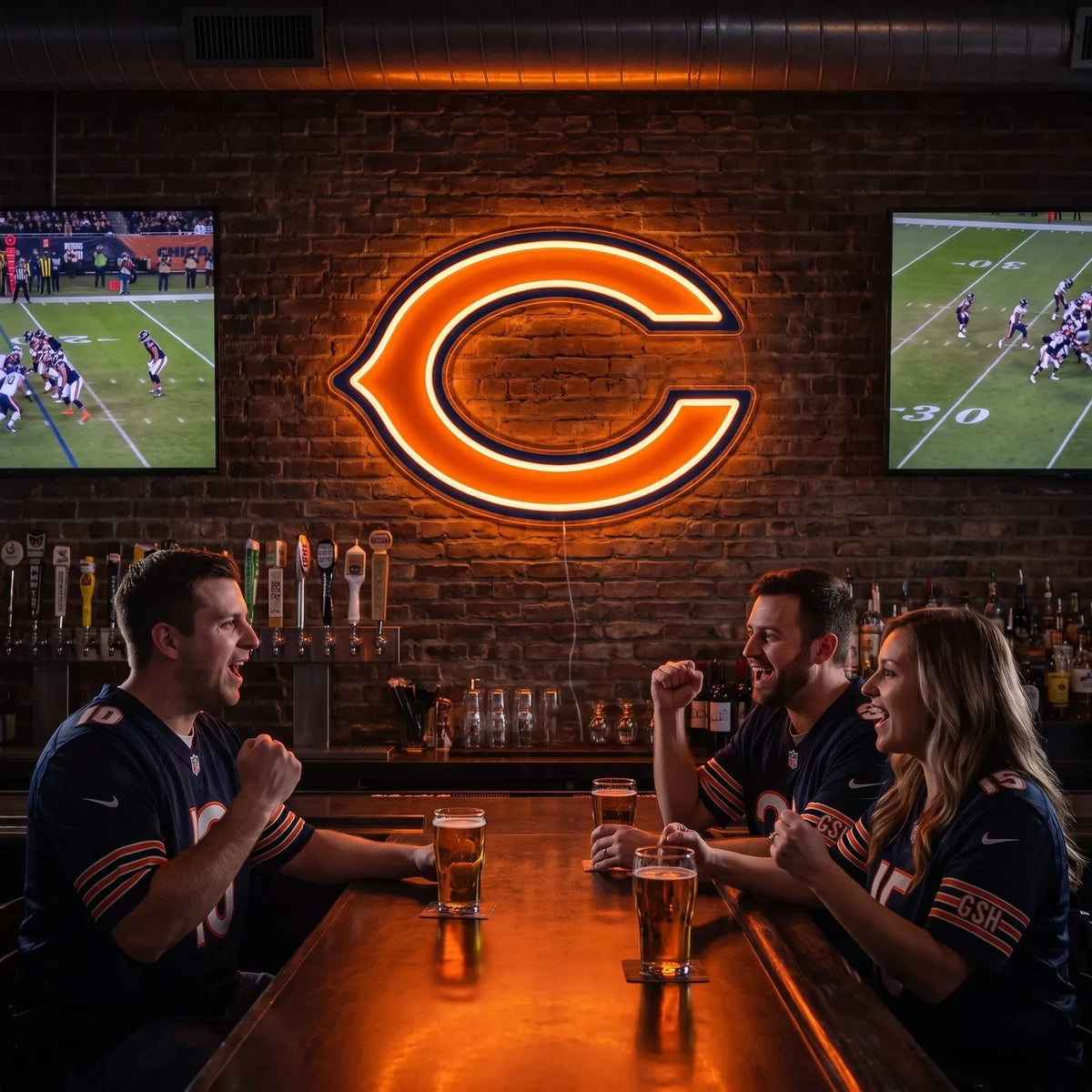 Chicago Bears Neon Sign