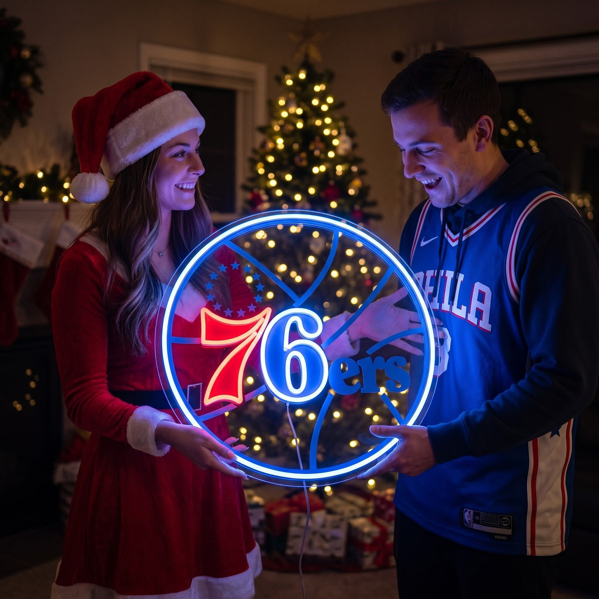 Philadelphia 76ers LED Neon Sign
