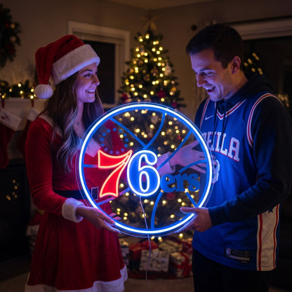 Philadelphia 76ers LED Neon Sign